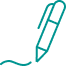 Icon of a pen writing